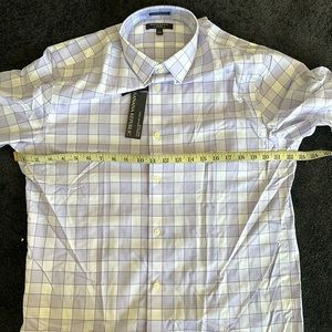 Banana republic dress shirt, grant fit which is slim fit. Shirts are brand new.